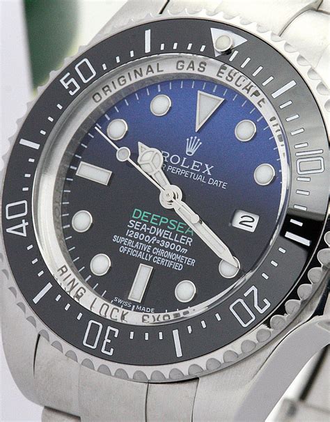 rolex deepsea blue dial replica|rolex deepsea dweller price.